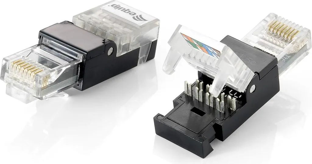 Plug Equip RJ45 Cat.6 Toolless - Terminazione Rapida Gigabit Ethernet