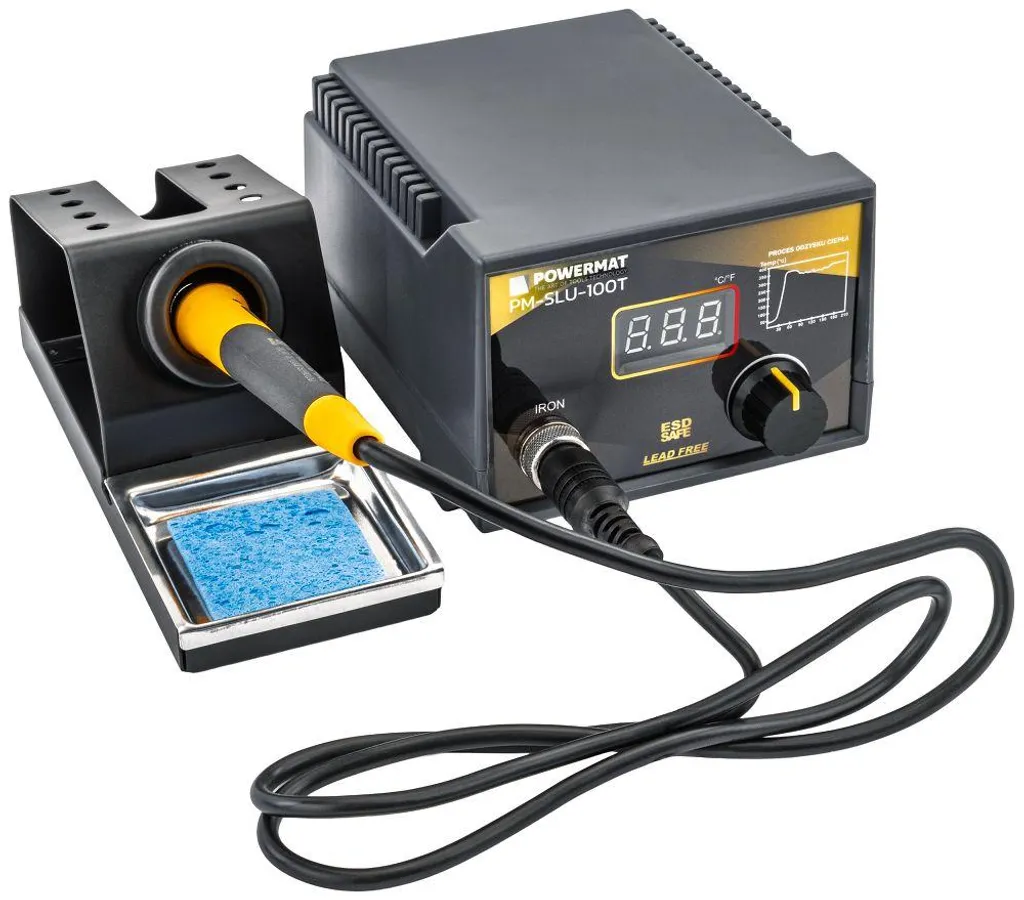 Powermat 100W: Saldatura di Precisione ESD con Display LED Digitale