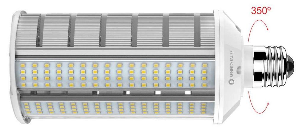 SMILE LED-Flutlicht 40W E27 Nachrüstversion 120° 2200K 4000lm IP64 Beneito & Faure - Hocheffiziente professionelle Außenbeleuchtung