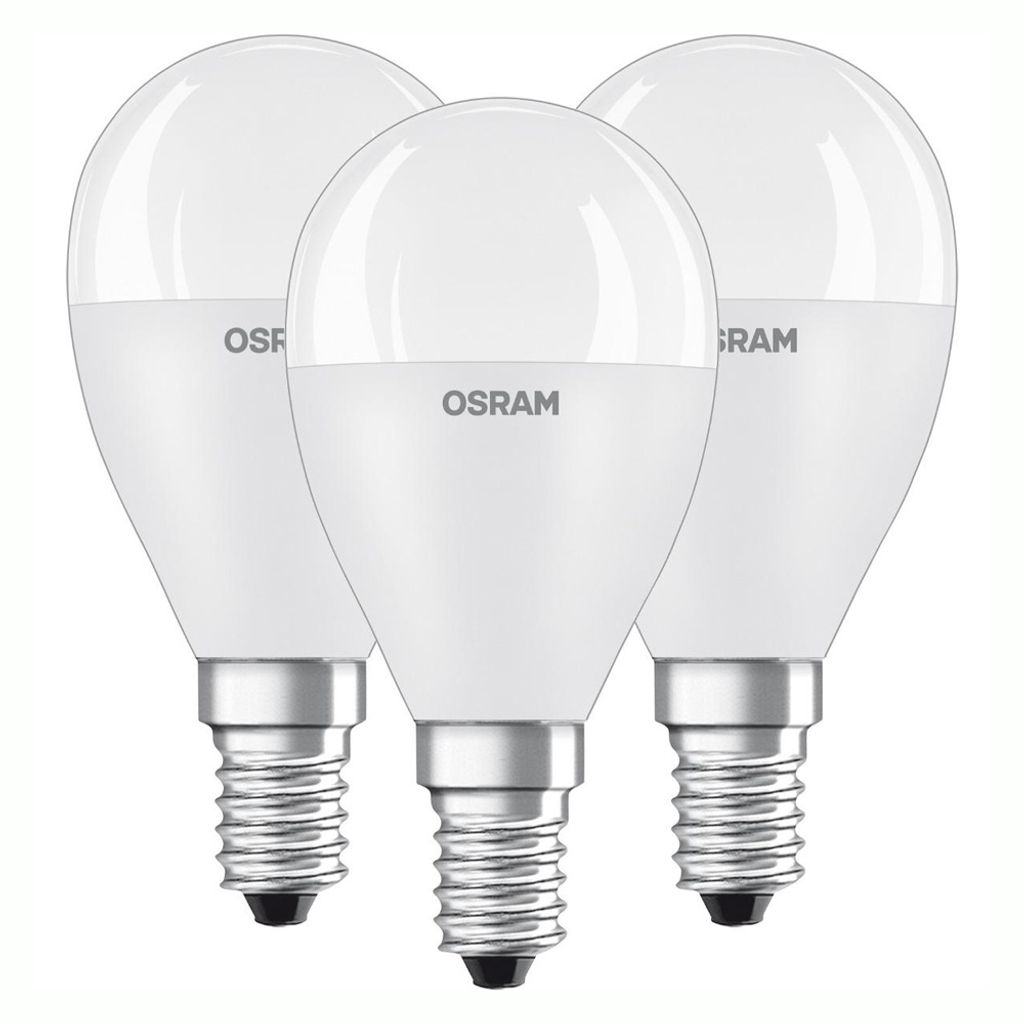 3 x Osram LED Leuchtmittel Classic P Tropfen 7W = 60W E14 Produktbild 