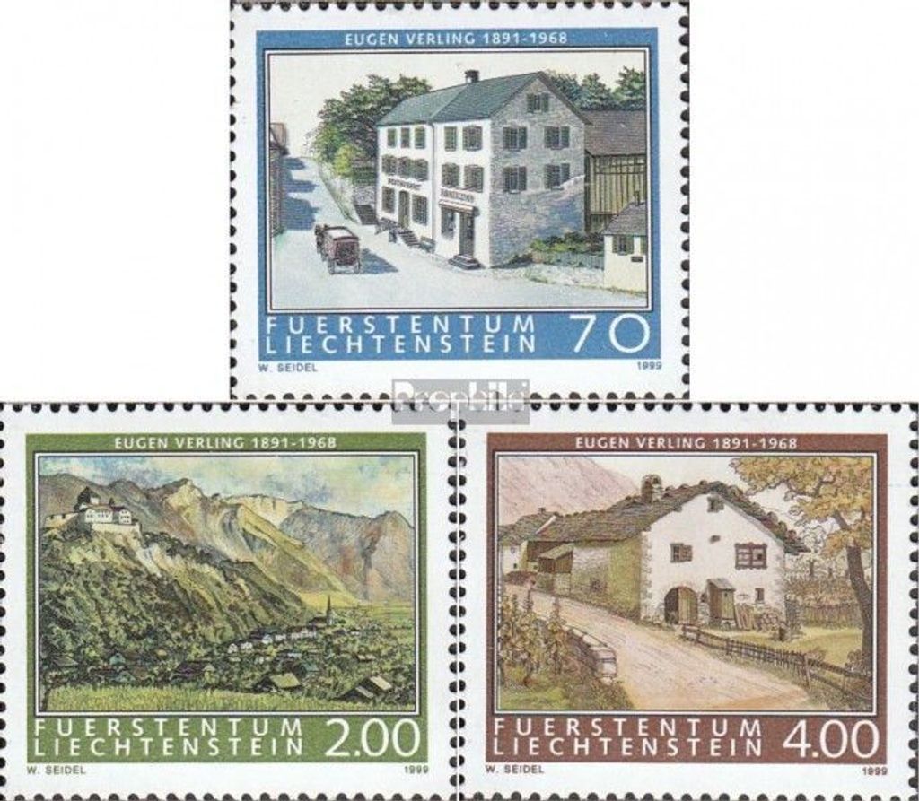 Briefmarken Liechtenstein 1999 Mi 1212-1214 (kompl.Ausg.) Produktbild 