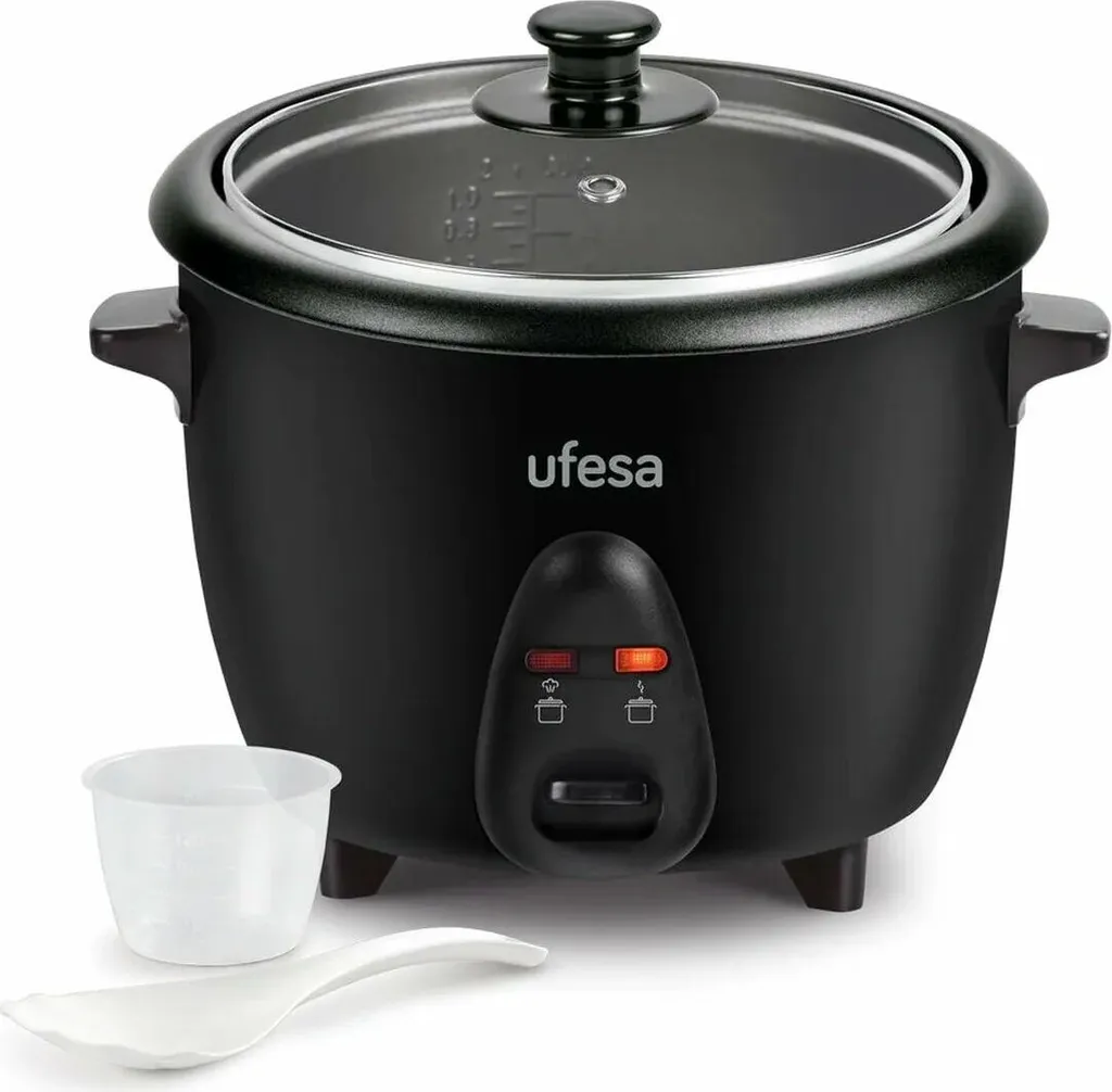 Cuiseur à riz familial 1.8L Ufesa pour repas sains et rapides