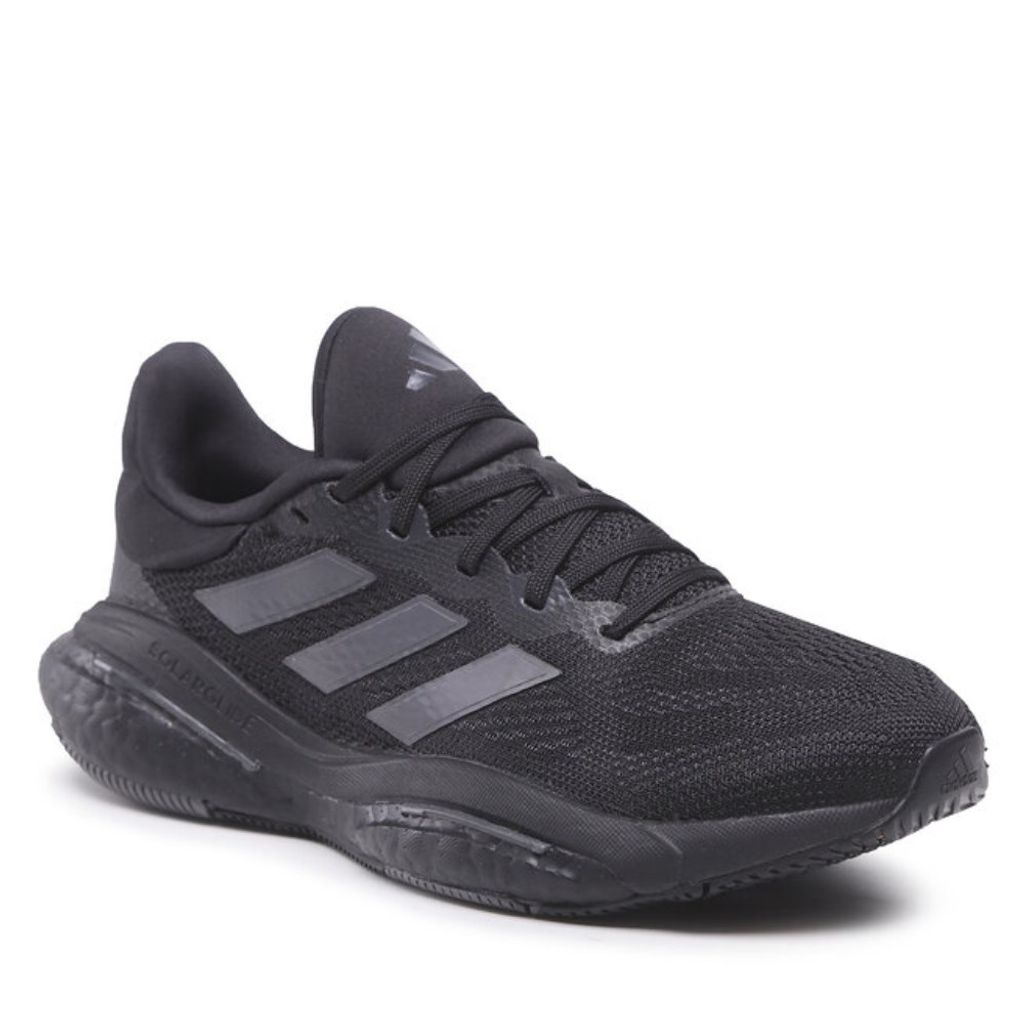 solarglide 6 W Schwarze Damen-Laufhose für das Laufen auf Asphalt
