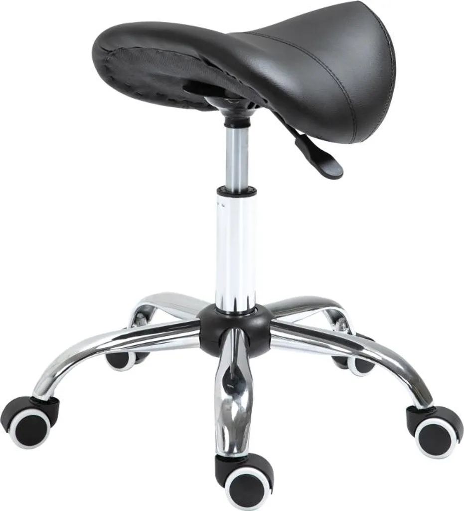 Siège de Salon de Beauté Fortuna Lai - Tabouret Selle Noir Réglable
