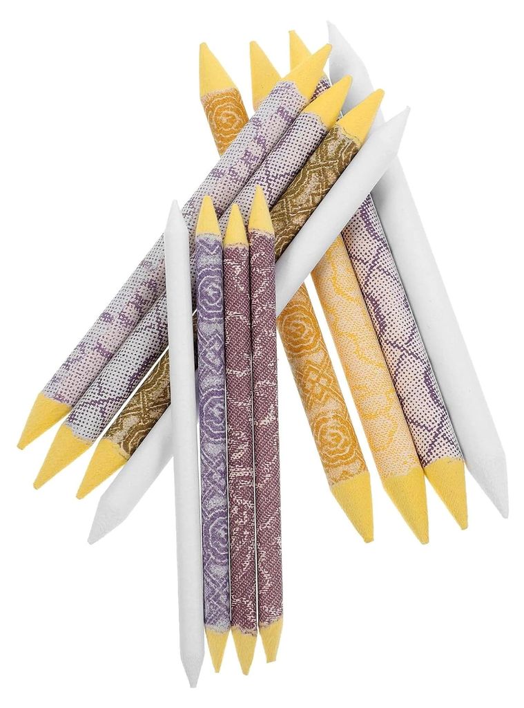 6 Stück Papierwischer aus Papier für feine Kunstzeichnungen - Präzises Zeichenzubehör zum Verblenden und Radieren für Künstler und Zeichenlie...