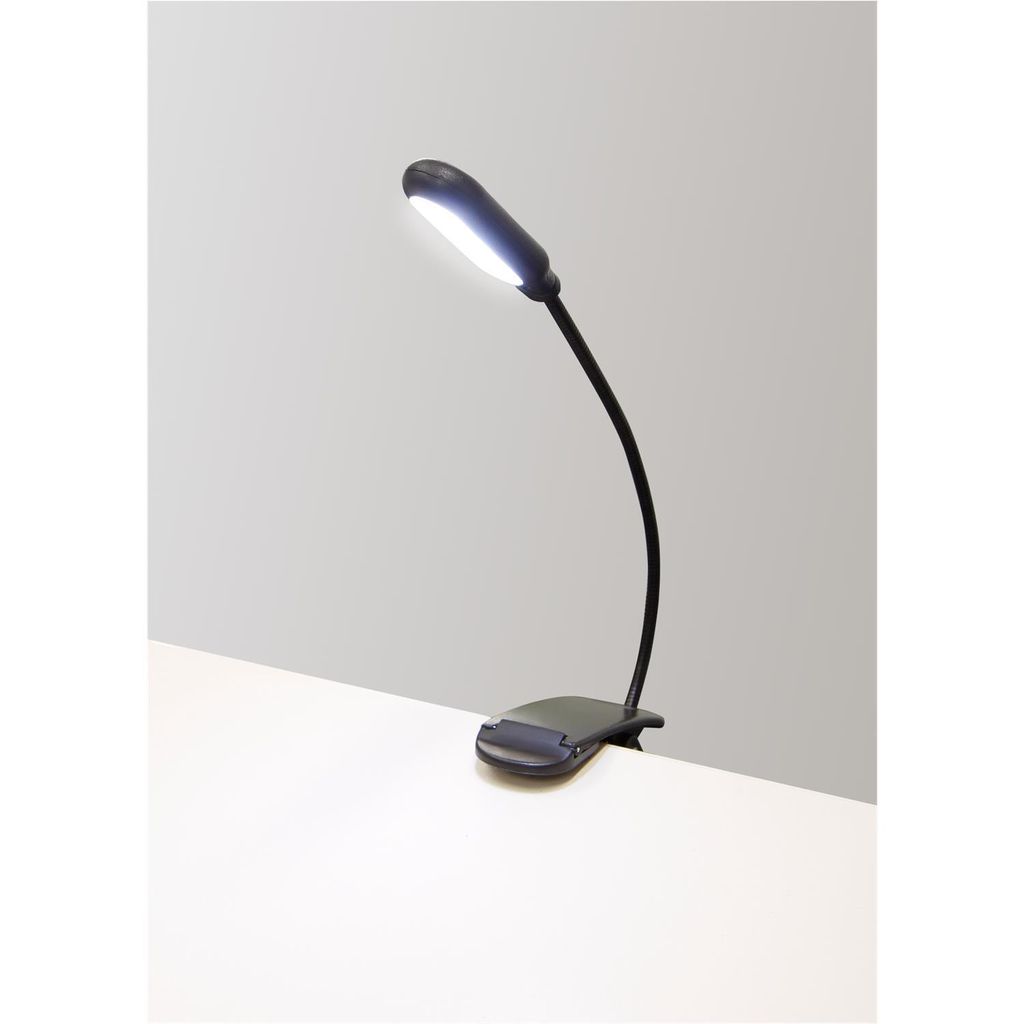 LED Klemmleuchte / Leseleuchte McShine, 5 LEDs, Schalter, Produktbild 