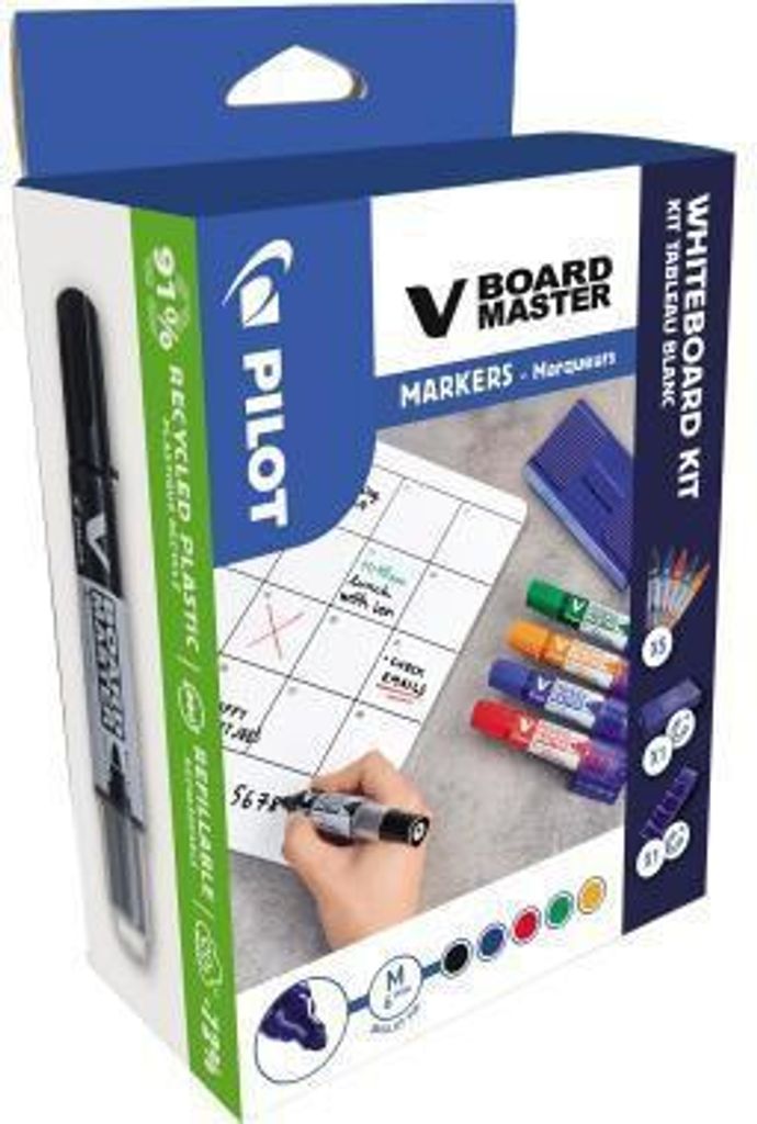 PILOT V-Board Master 6.0 Whiteboard Marker Set 5er - Image du produit 