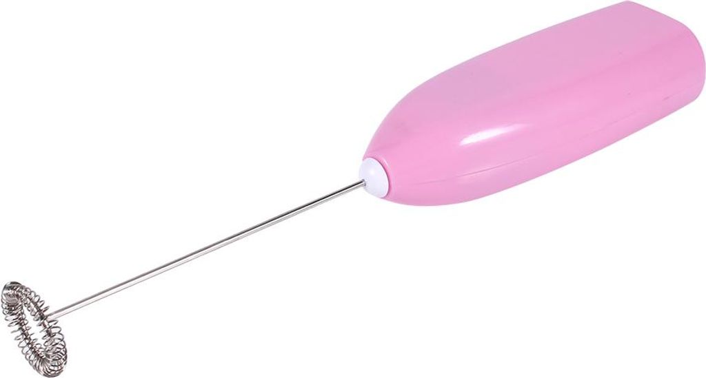 Küche Elektrischer Handgriff Milchaufschäumer Kaffeedrink Aufschäumer Schneebesen Rührer Rosa