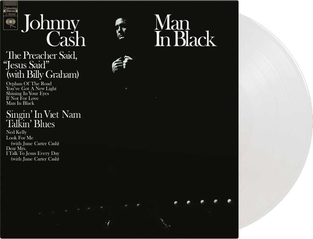 Johnny Cash: Johnny Cash: Man In Black (180g) (Limited Numbered Edition) (Crystal Clear Vinyl) - - (LP / M)