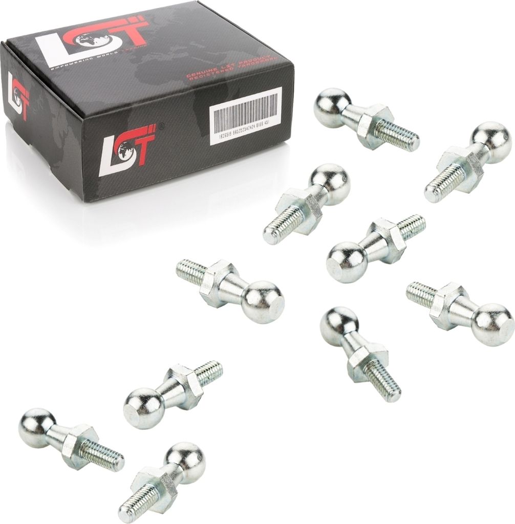 10x Kugelzapfen Kugelkopf M5 10mm Gasfeder DIN71803 für CITROEN PEUGEOT RENAULT
