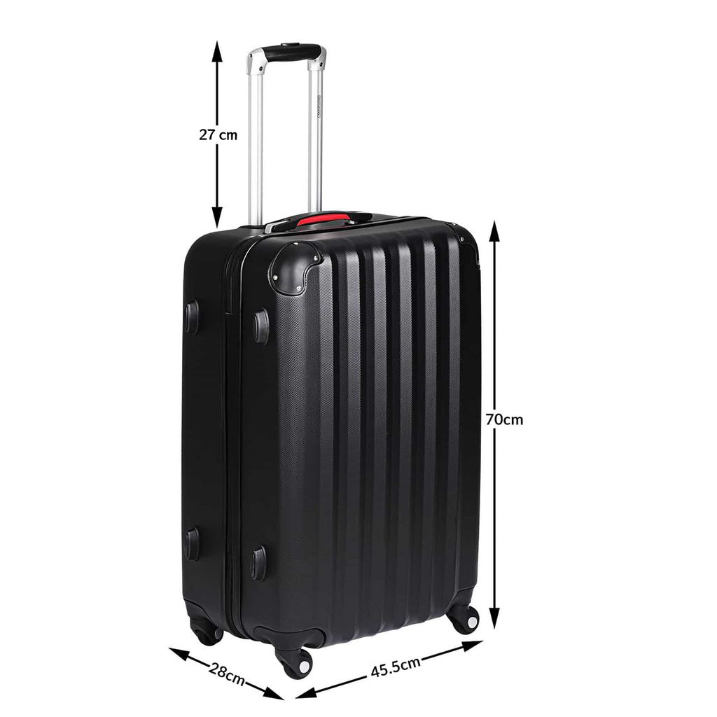 MONZANA® Koffer Handgepäck ABS HardCase Gehäuse gummierte Produktbild 23