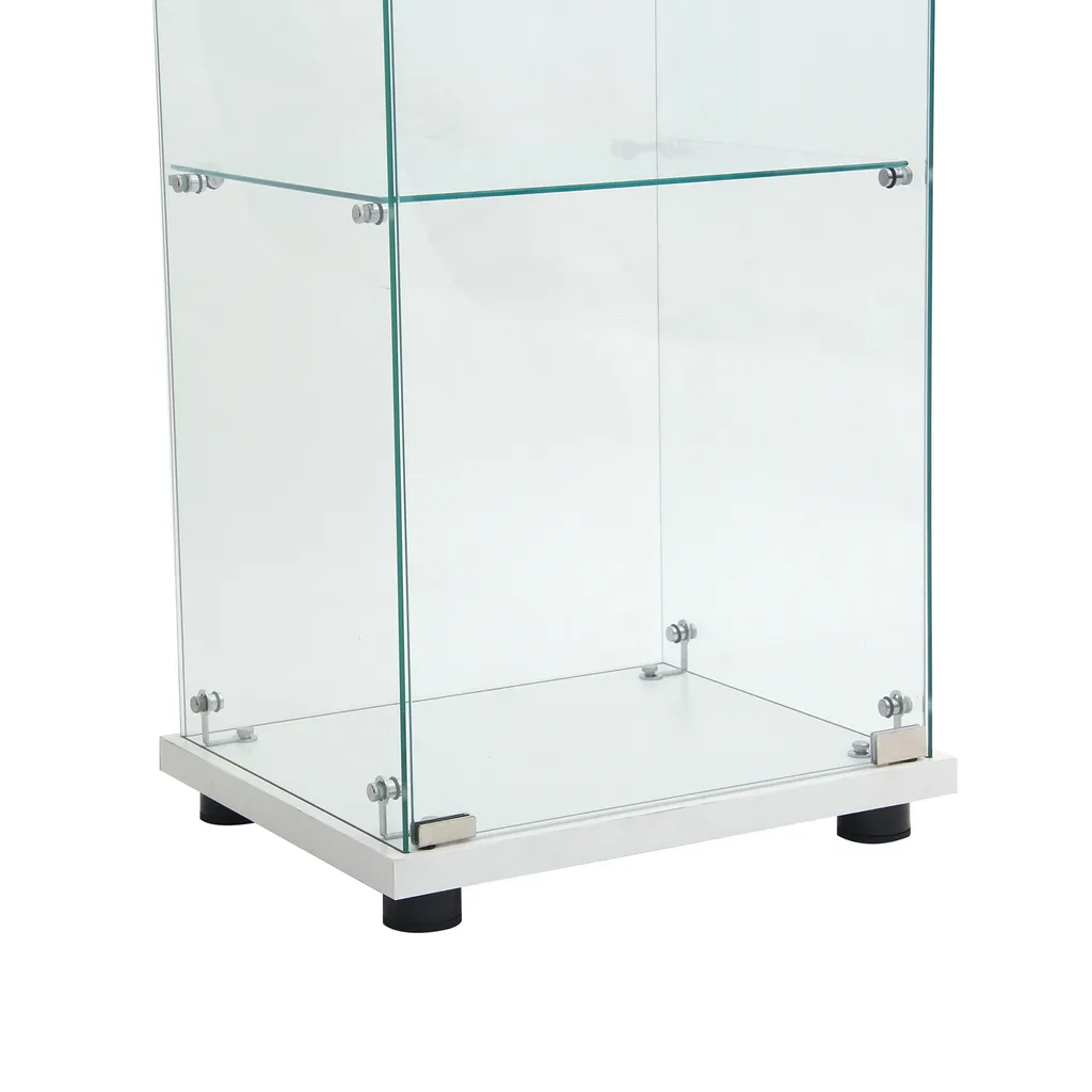Vitrine en verre anti-poussière avec LED - Protégez vos objets précieux