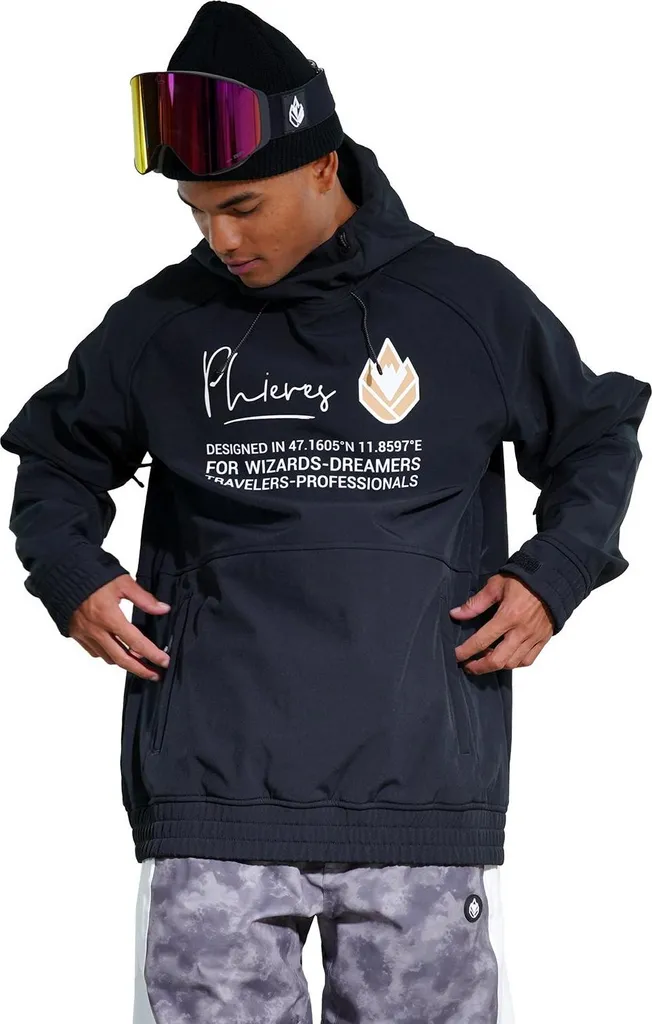 Restez au chaud et au sec avec la veste PHIERES Skyrockeph Org XL noire