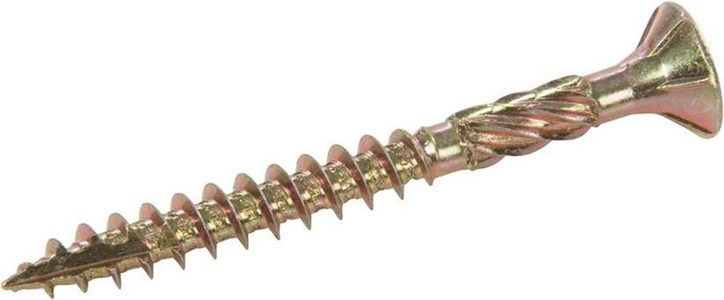 Fixman Gelb verzinkte Schrauben 5 x 50 mm, 200er-Pckg.