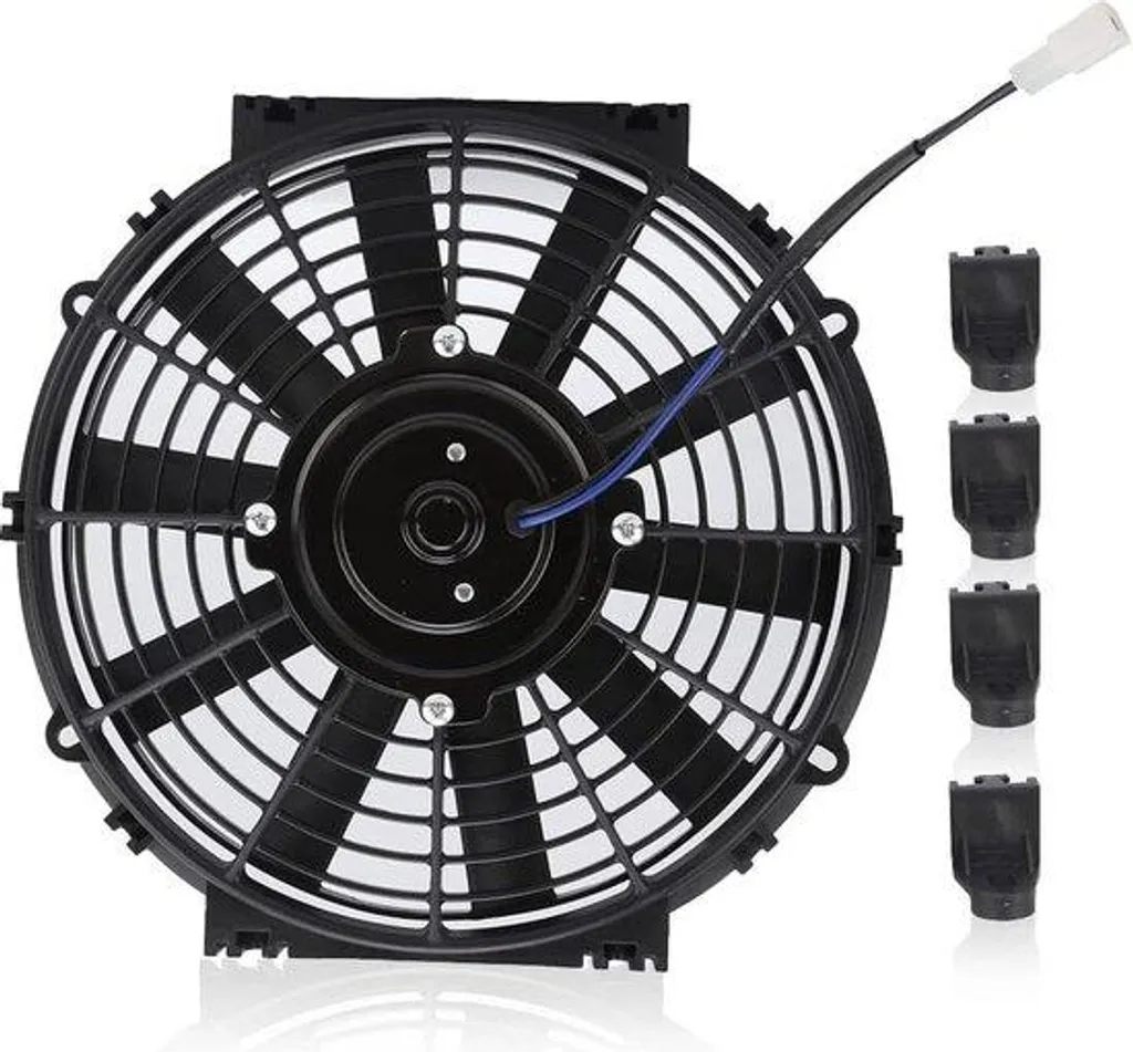 Ventilateur 24V anti-surchauffe 10 pales 80W pour circuit moteur