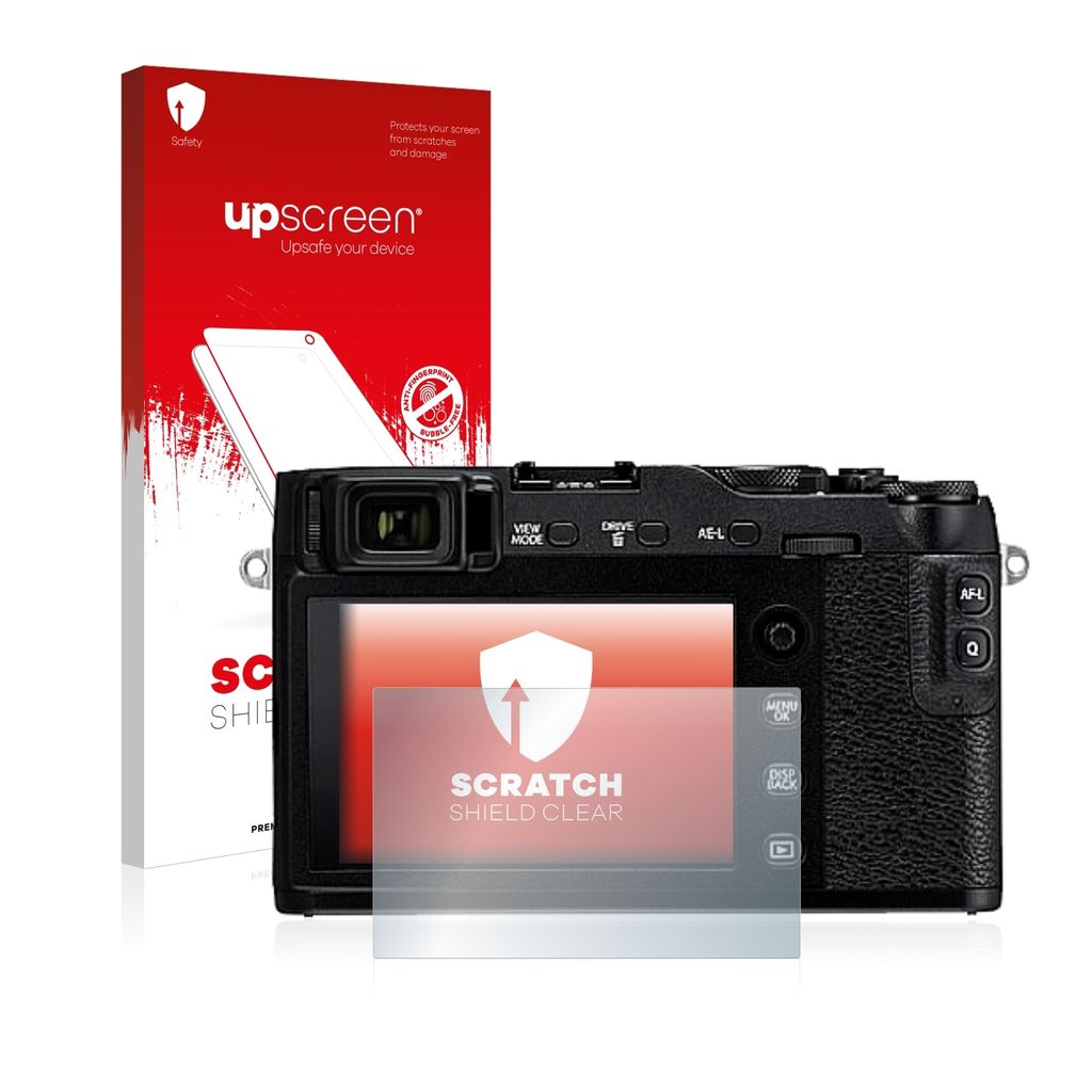 upscreen Schutzfolie für Fujifilm X-E3 Displayschutz Displayschutzfolie Folie Klar Transparent