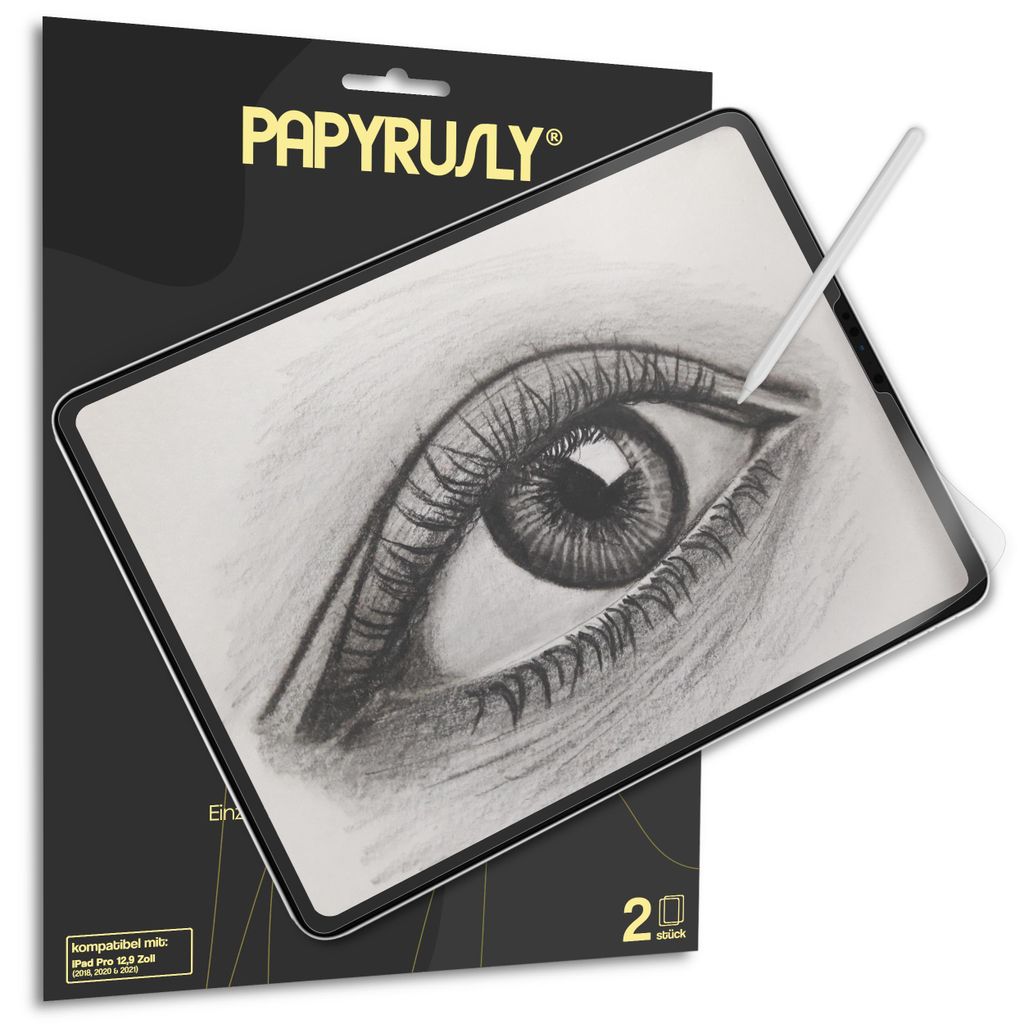 PAPYRUSLY 2 Stück Paperscreen - Papier Schutzfolie für iPad Mini 6. Gen. 8,3 Zoll (2021) - Matte Display-folie mit einzigartigem Papier-Gefühl.