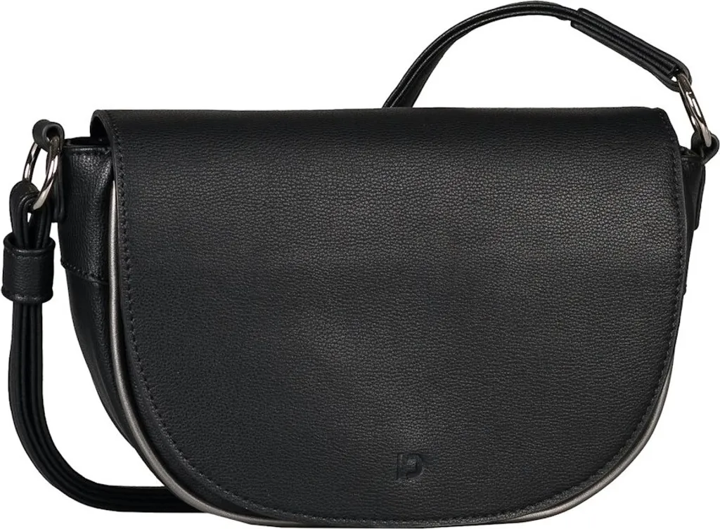 Sac à main TOM TAILOR Denim Alessa Saddle bag noir élégant et chic