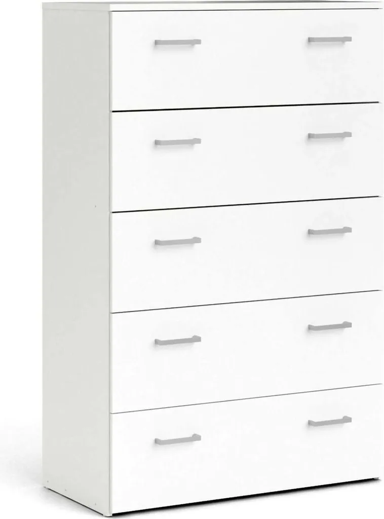 Commode SPACE Buffet Sideboard Blanc Mat pour Salon et Chambre Moderne