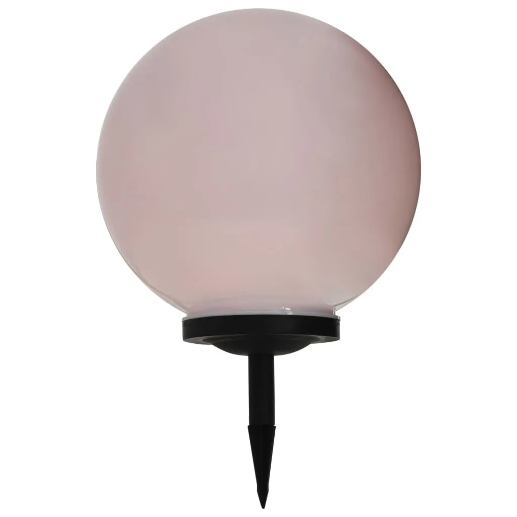 Éclairage Solaire pour Terrasse et Allée - 2 Boules LED RGB 40 cm vidaXL