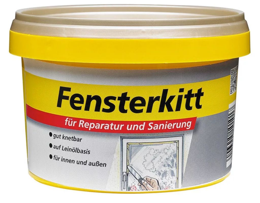 Fensterkitt Beige 750g Leinölbasis Glaserkitt Leinölkitt Produktbild 