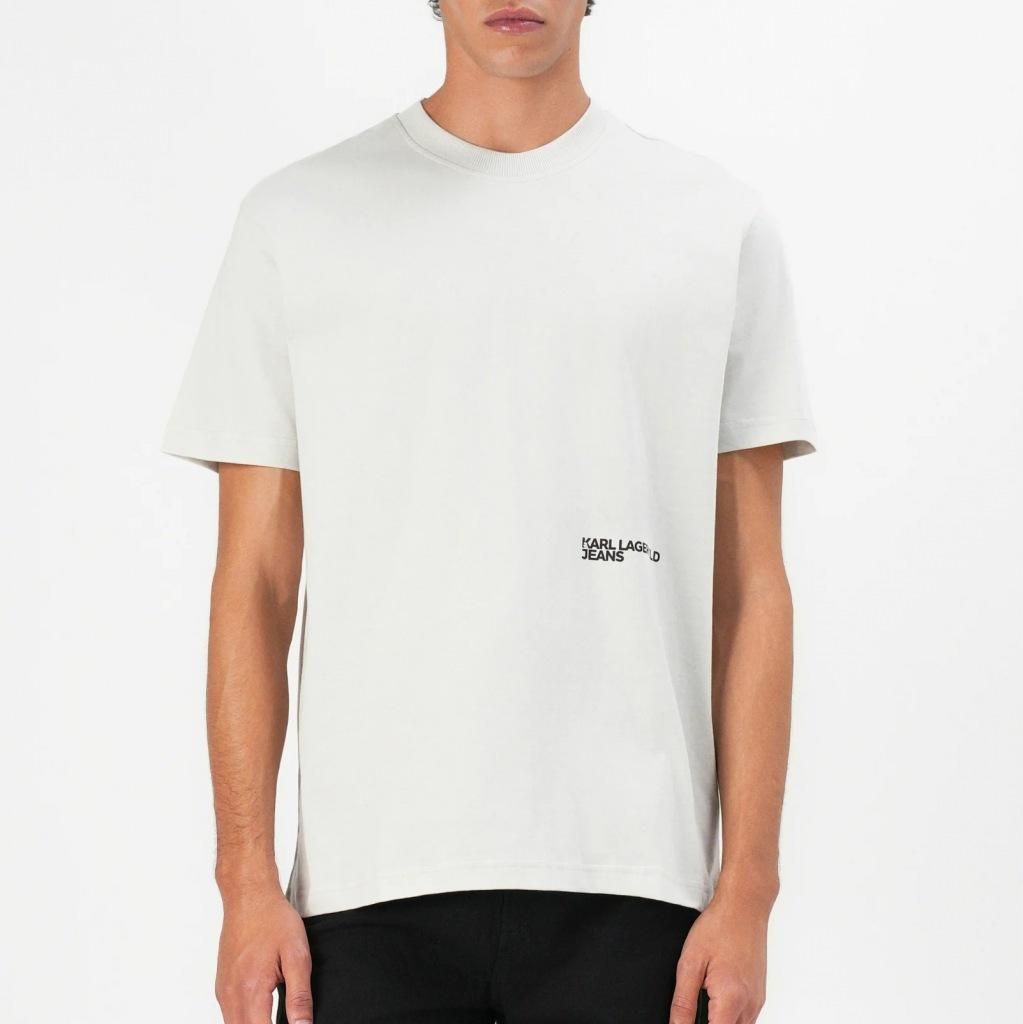 KARL LAGERFELD JEANS KLJ REG ECLIPSE TEE Beige