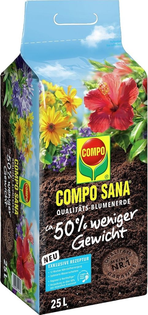 COMPO SANA Qualitäts-Blumenerde 25 l Produktbild 