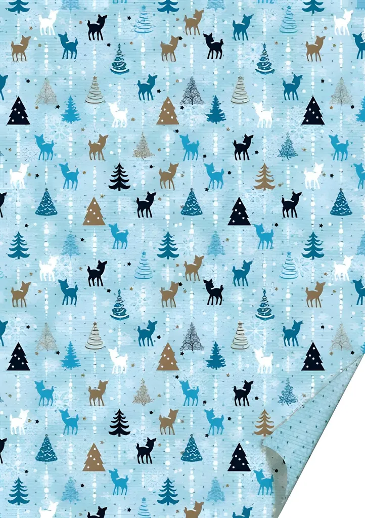Grand carton Bambi bleu 50 x 70 cm Heyda 204772039 haute qualité créative