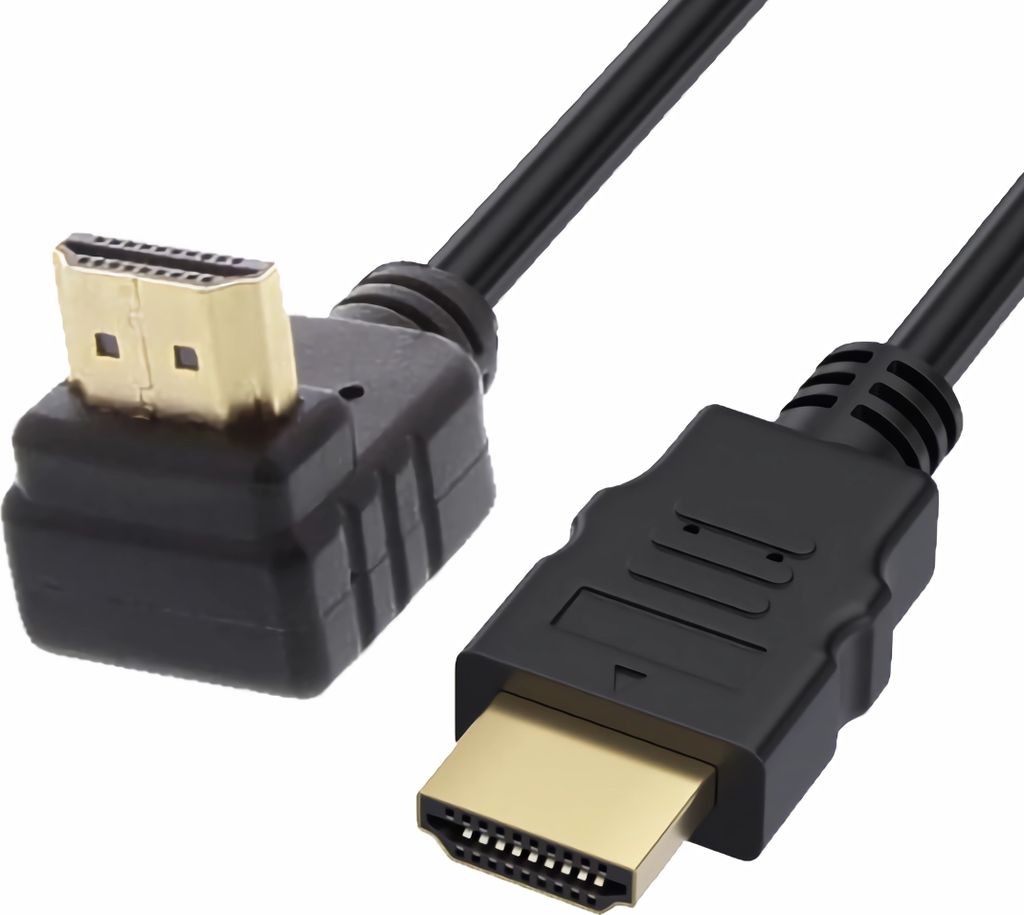 J09 HDMI Kabel abgewinkelt für TV DVD Beamer Laptop PC 1.3V Audio Video Kabel 3m