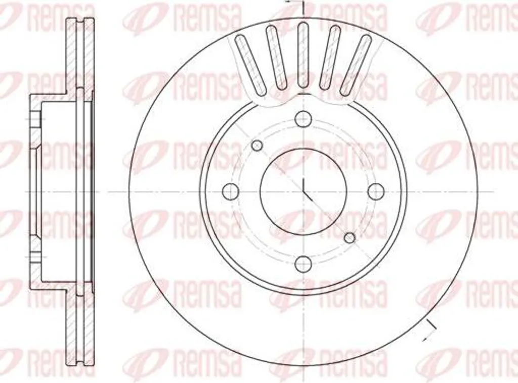 Disque de frein REMSA haute friction - Compatible 4020671E01 Primera