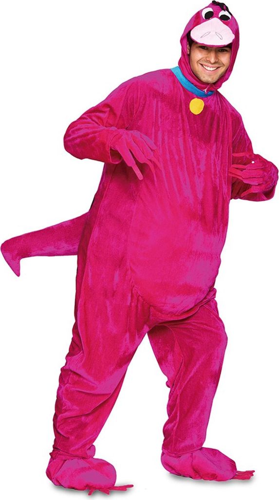 Dinosaurier Kostüm pink für Herren Produktbild 