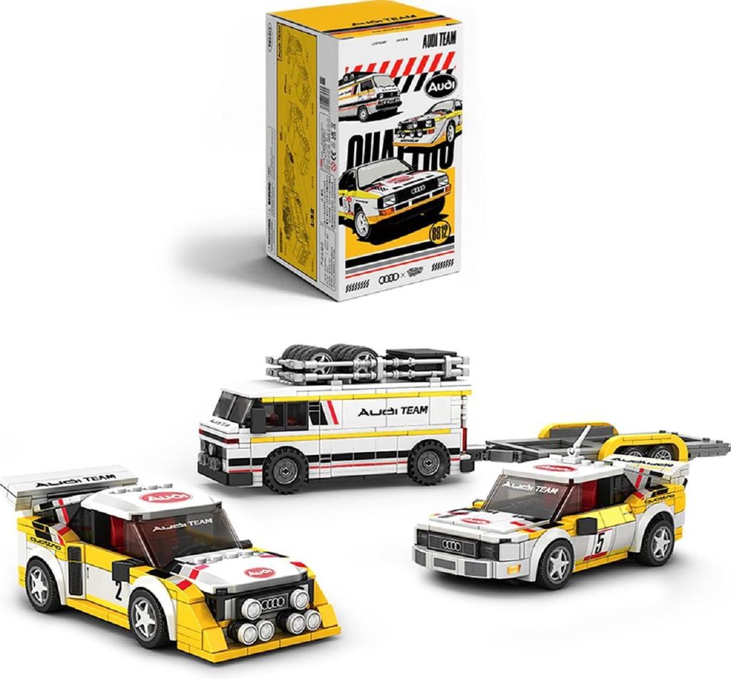 Bole Brick PB8812 Power Block Audi Sport Quattro S1 Mini Immagine del prodotto 