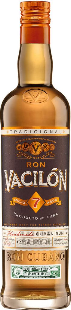Ron Vacion Anejo 7 Anos ambra lucida da Cuba 40 per cento Immagine del prodotto 