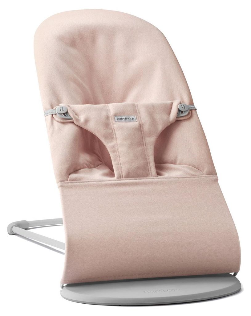 BabyBjörn Bliss Wippe – Gewebt – Mélange Hellrosa Produktbild 
