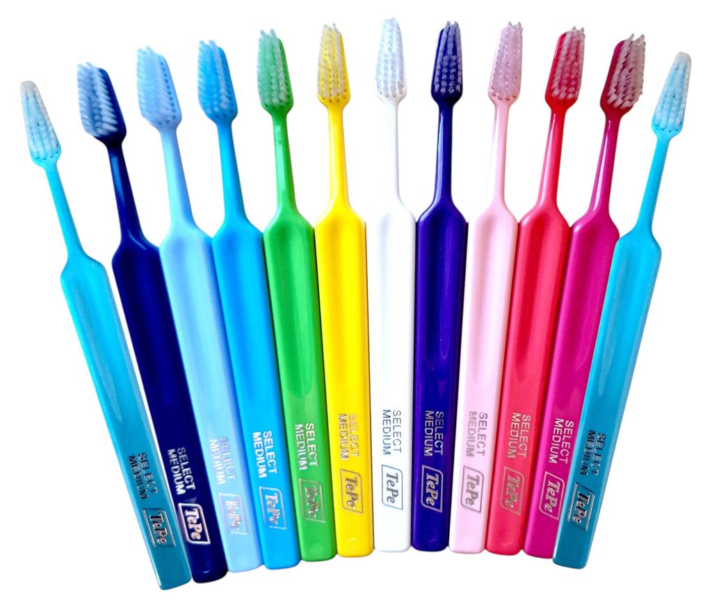 12x TePe Select Zahnbürste -  medium Borsten Produktbild 