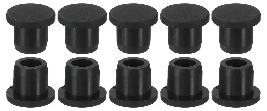 Bouchons d'étanchéité 10-11 mm pour câbles et protection châssis - Noir