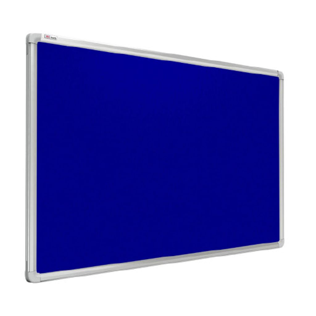 Filztafel mit Alurahmen Blau 150x100 cm