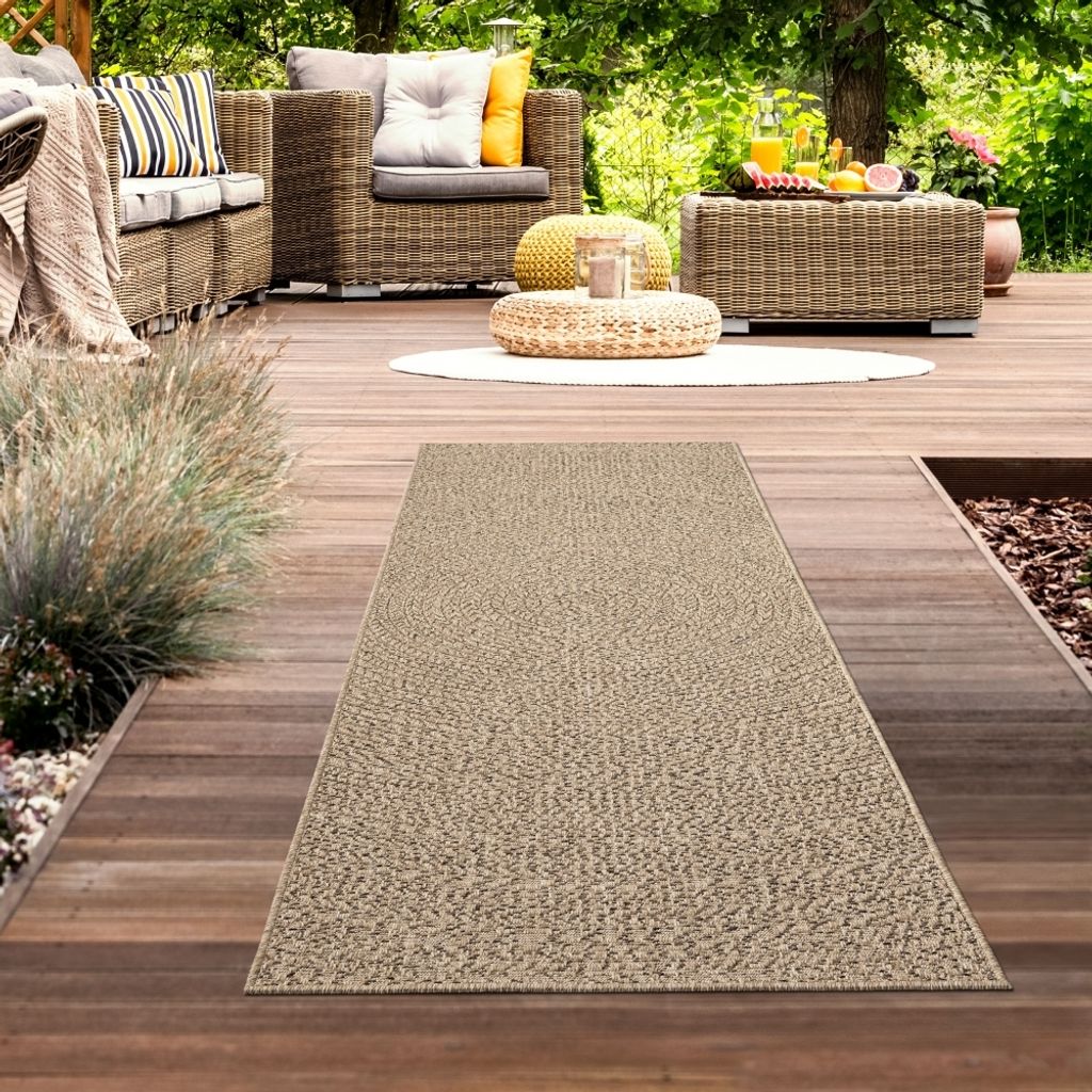 In- und Outdoor Teppich für Küche, Esszimmer oder Terrasse Produktbild 