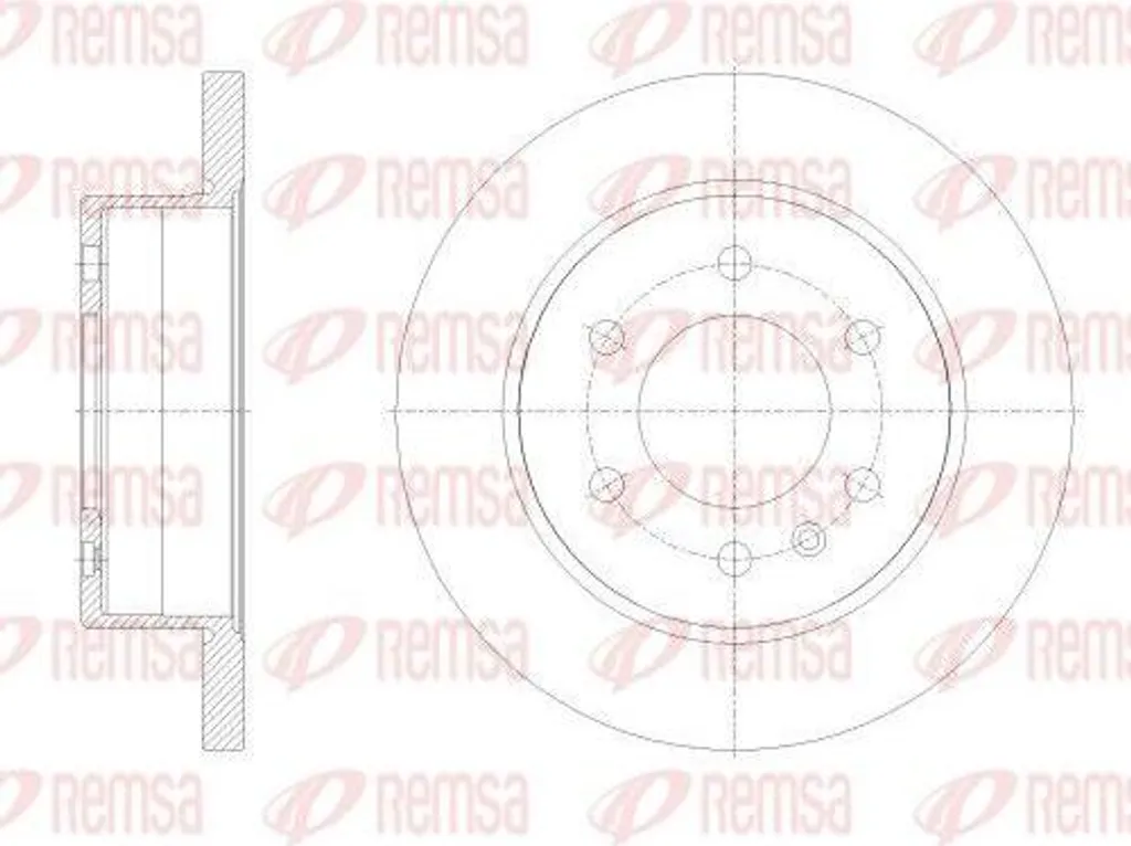 Disque de frein Remsa haute performance OE 9104230200 pour Sprinter