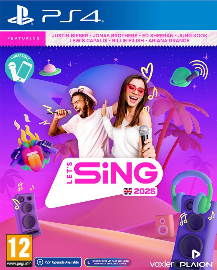 Playstation Games Ps4 Let´s Sing 2025    One Size Produktbild 