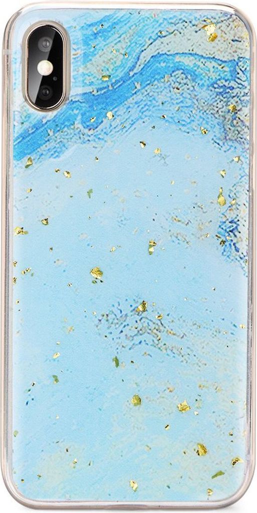 cofi1453 Hülle Schale Marble Case Cover Stein Marmor Design Glitzer Muster Handyhülle Handyschale Fashion Tasche Schutz Motiv 3 für iPhone X