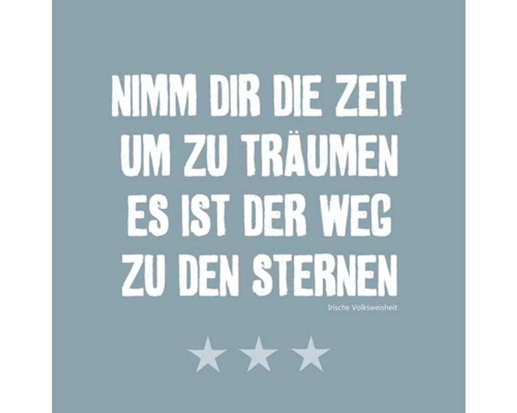 Glasbild Nimm Dir Die Zeit 30x30 cm