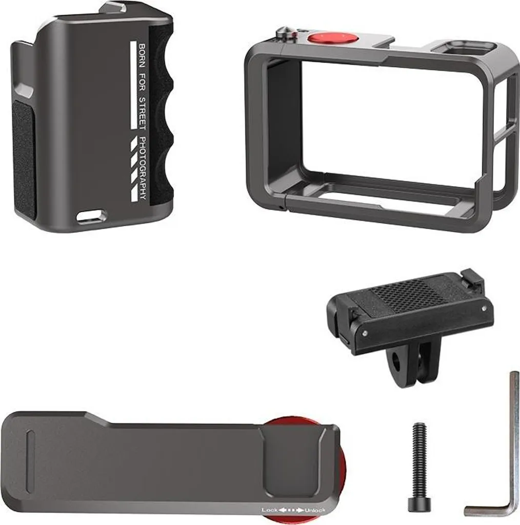 INF Action Street Kit - Impugnatura Vintage & Cage Magnetica Pro