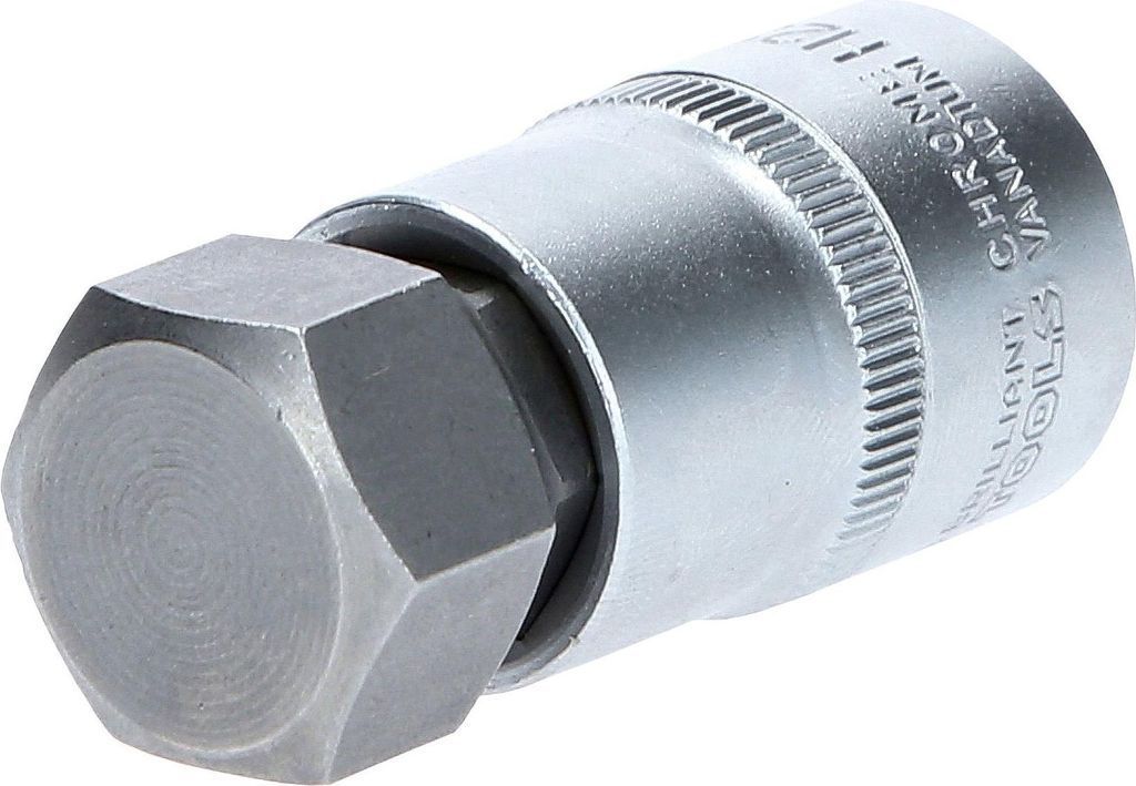 Brilliant Tools 1/2 Innensechskant Bit-Stecknuss, 55 mm lang, 22 mm