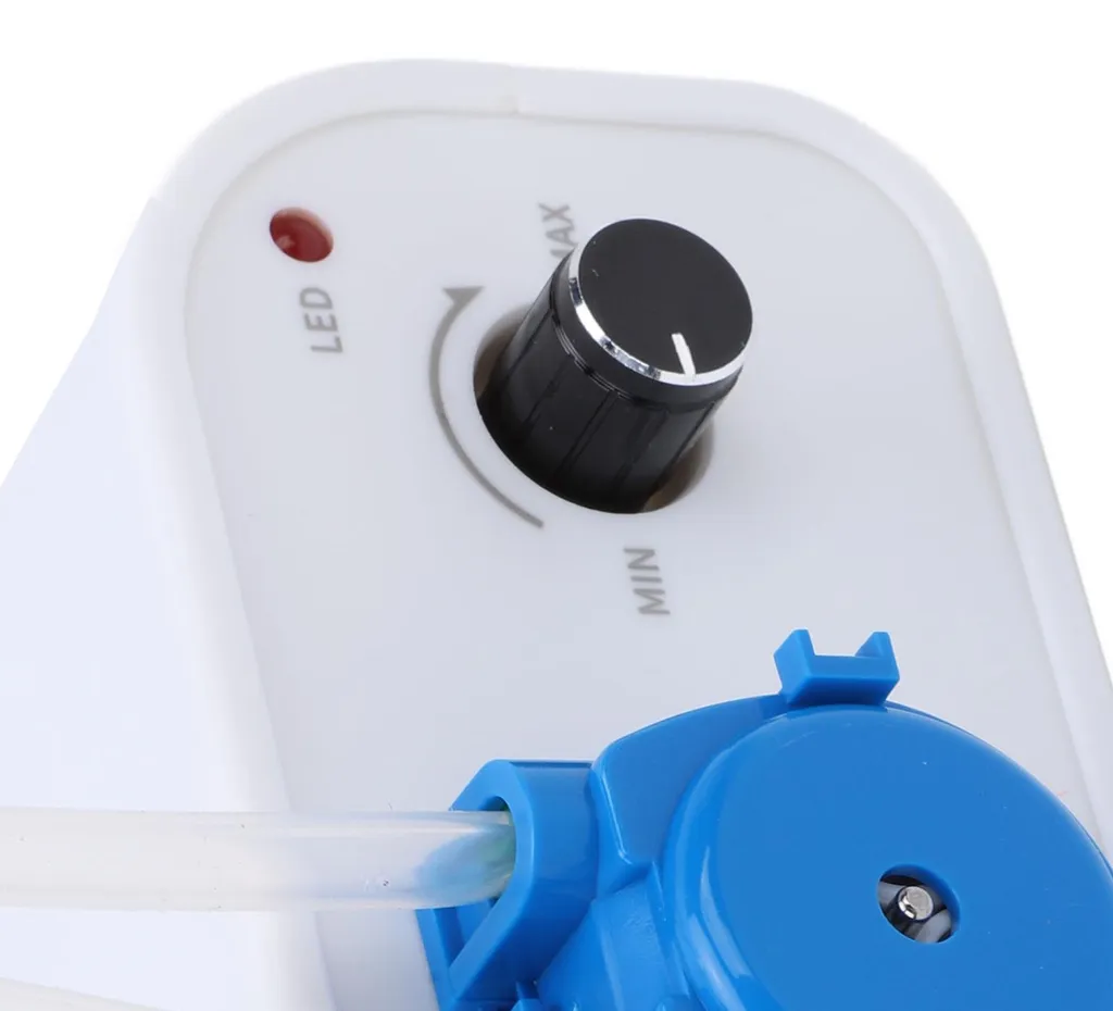 Pompe péristaltique 12V à débit ajustable pour dosage de précision - 3