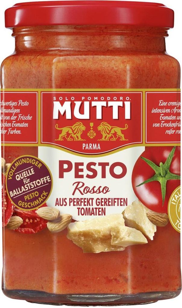 mutti pesto rosso di pomodoro 180gr