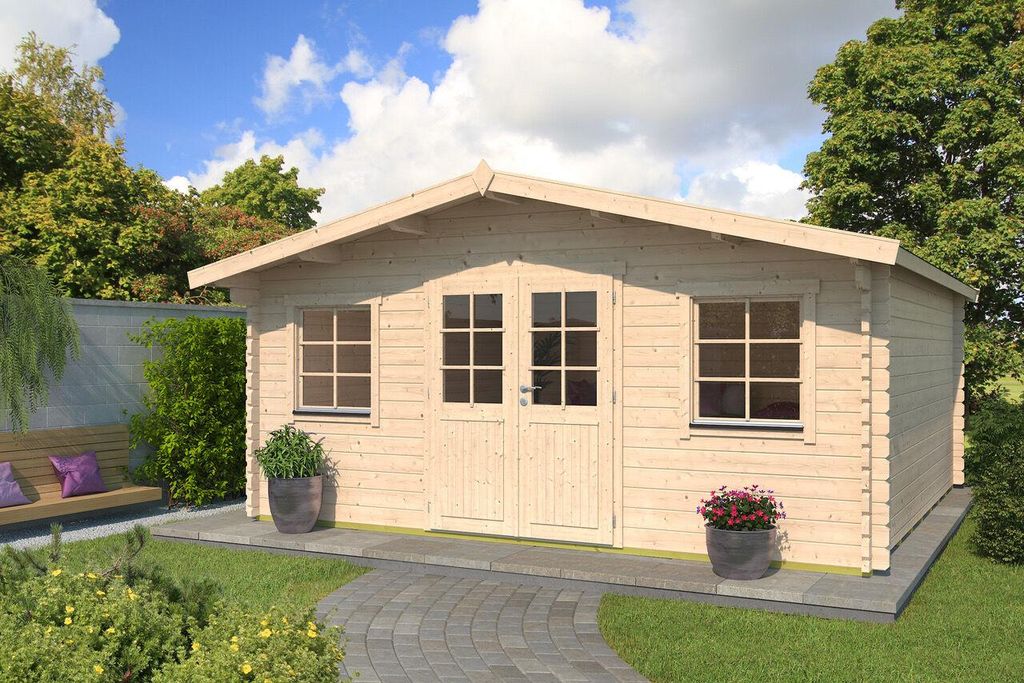 Fjordholz Gartenhaus Modell Pepe 44