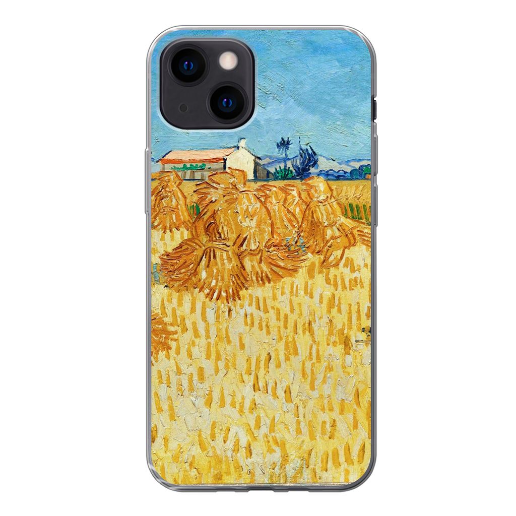 MuchoWow Handyhülle Schutzhülle Hülle für iPhone 13 mini Weinlese in der Provence - Vincent van Gogh Silikon Softcase Handy Hülle - Softcase