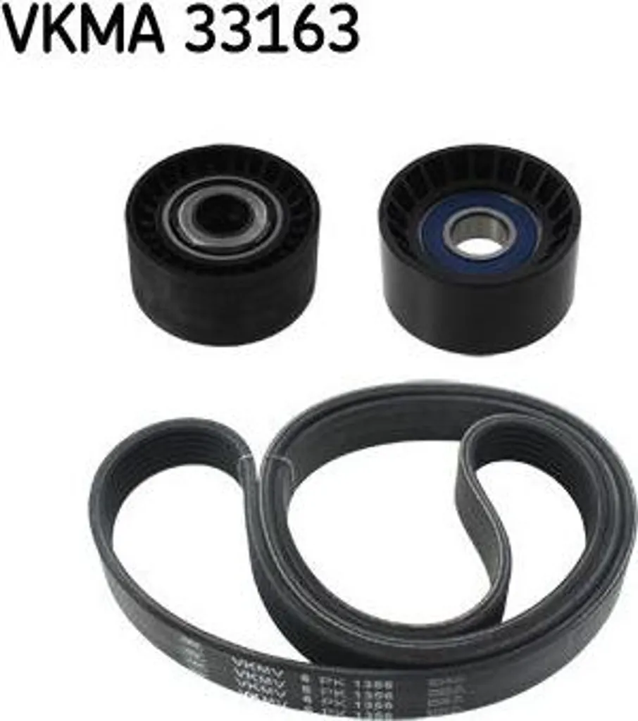 Jeu de Courroies OE 1611278080 SKF Haute Résistance pour Expert et 206