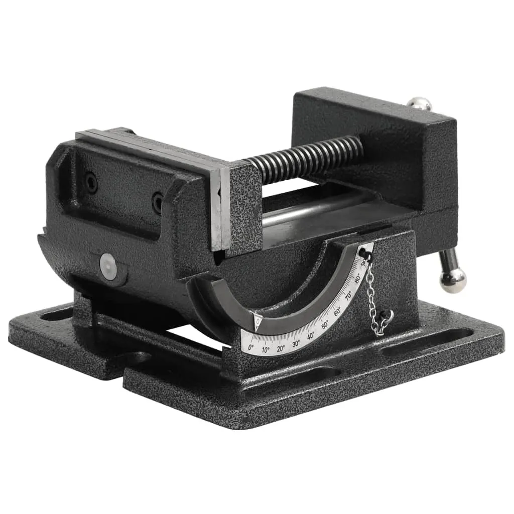 vidaXL Étau pour machine basculant manuel 110 mm - Fixation précise